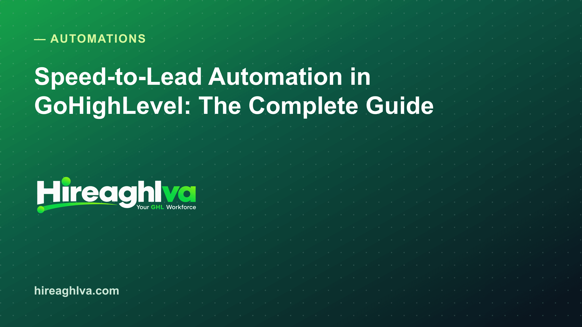 Illustration of a speed-to-lead automation workflow