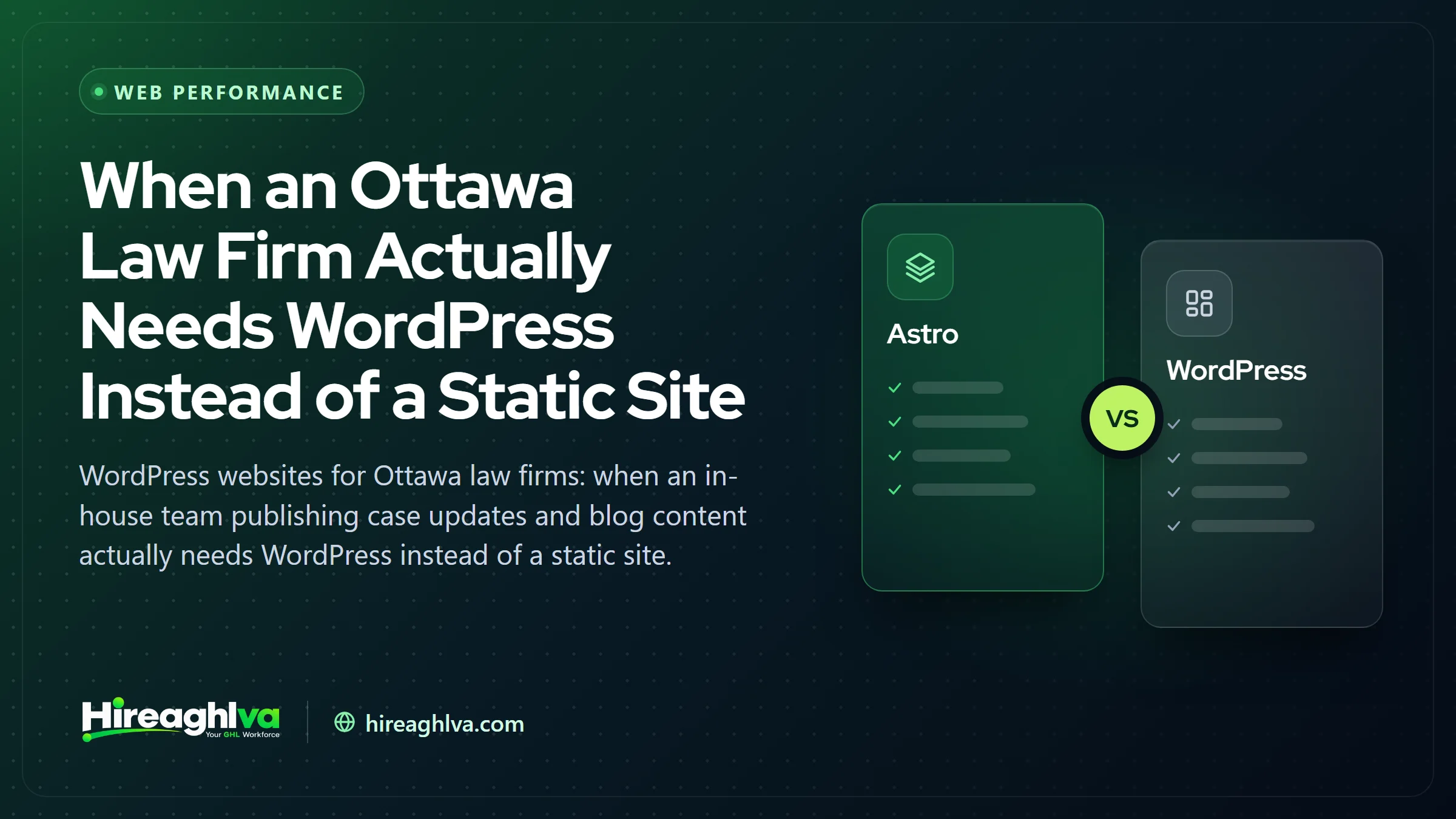 Illustration of a law firm's in-house team publishing to a WordPress website
